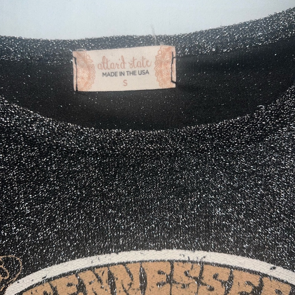 Altar’d State Sparkly Nashville Tennessee Graphic Crop Top Size S - Picture 4 of 8